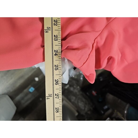 NWT Liz Claiborne Women’s Pleated PINK V-Neck Blouse Sz XXL - Picture 4 of 5